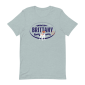 This dog breed shirt features the Brittany in a beautiful label design.