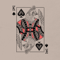 Close up of the Ruffed Grouse playing card t-shirt
