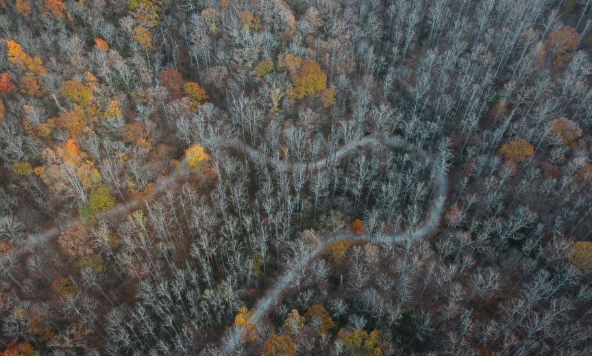 Overlooking the Southern Appalachians